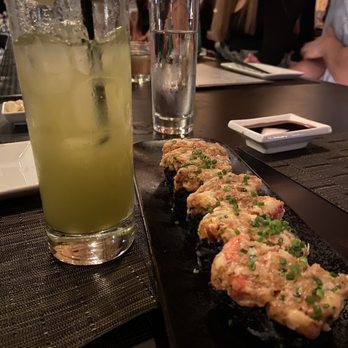 O-Ku - Matcha mojito mocktail - Sushi Bars Near Me - Nashville, Tennessee