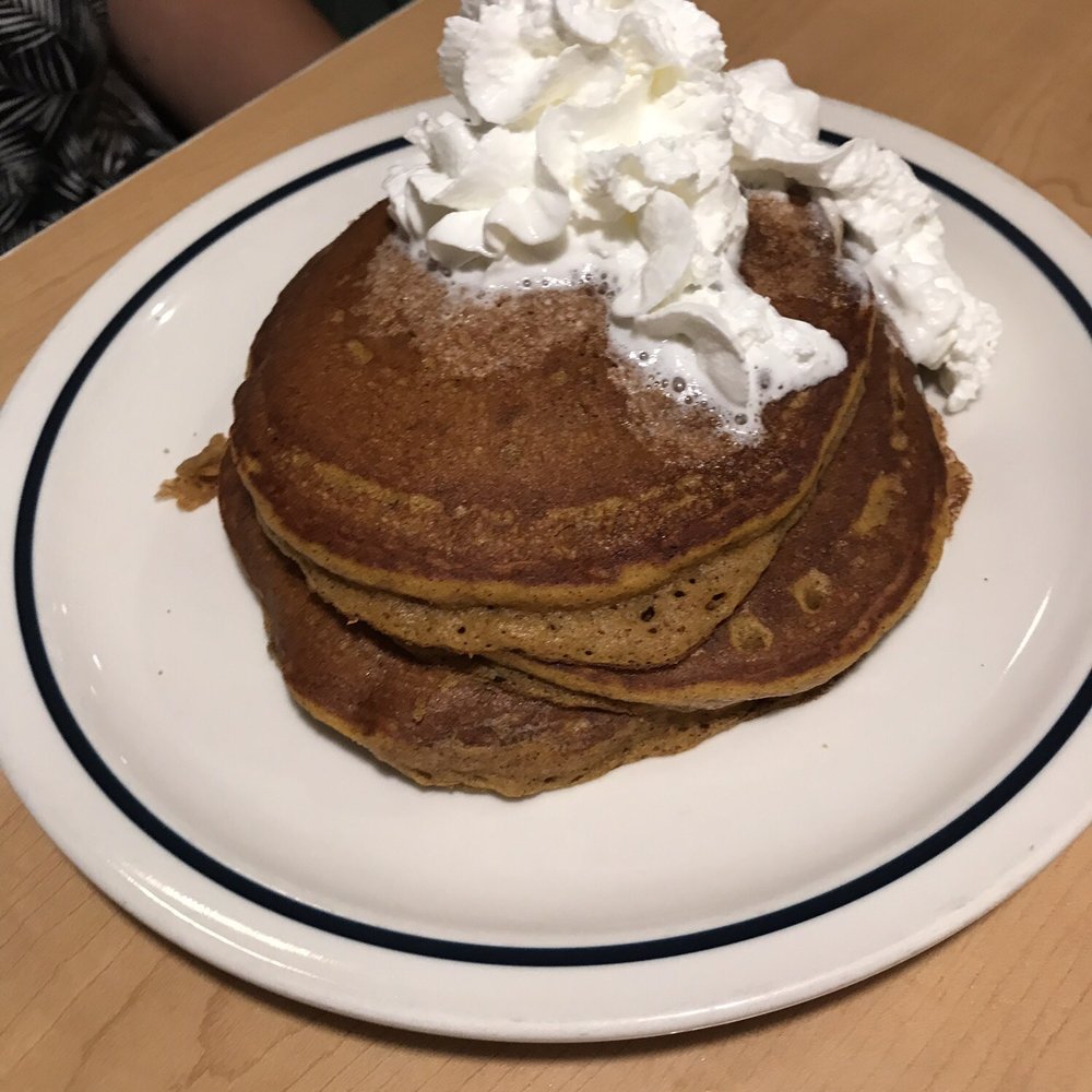 IHOP - Half order pumpkin spice pancakes - Breakfast & Brunch Near Me - Kahului, Hawaii