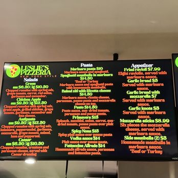 Leslie’s Pizzeria - Menu - Pizza Near Me - Downey, California Leslie’s Pizzeria - Menu - Pizza Near Me - Downey, California