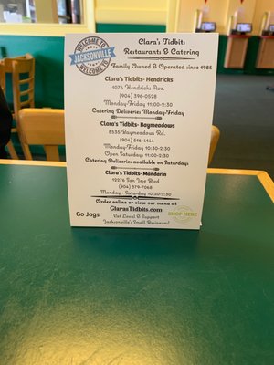 Menu photo 4 Claras Tidbits Restaurant & Catering Jacksonville, FL Menu photo 4 Claras Tidbits Restaurant & Catering Jacksonville, FL