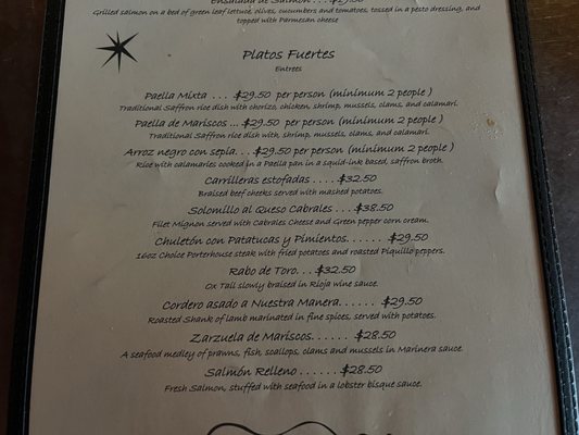 Menu photo 2 Costa Brava San Diego, CA Menu photo 2 Costa Brava San Diego, CA