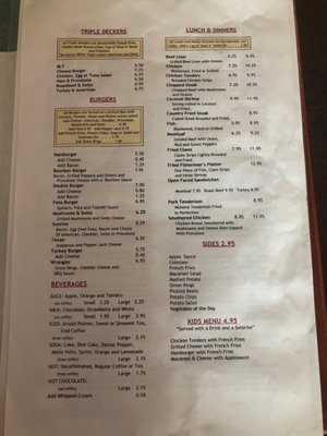 Menu photo 5 Natalie's Restaurant Hudson, FL