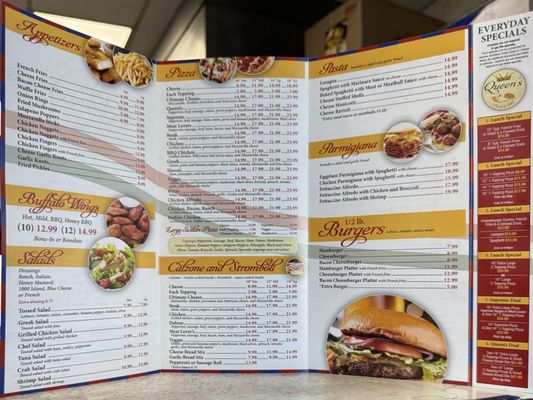 Menu photo 1 Queen's Pizza & Subs Pearisburg, VA