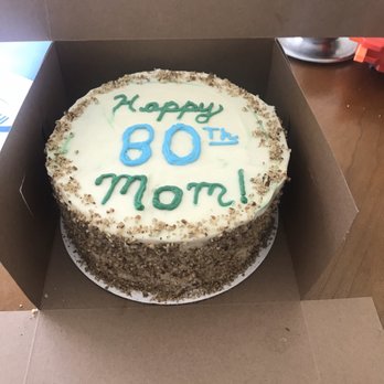 Delectable Desserts by Russ - Mom's 80th Birthday Cake - Coffee & Tea Near Me - Bluffton, South Carolina