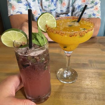 Zuzu Momo - Spicy mango margarita and berry mojito - Indian Near Me - Everett, Massachusetts