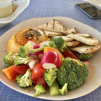Dune Oceanfront Burger Lounge - Carrot hummus! - Burgers Near Me - Key Biscayne, Florida