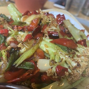 Sumiao Hunan Kitchen - Spicy Cauliflower!!! - Chinese Near Me - Cambridge, Massachusetts