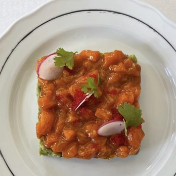 Pizzeria Moretti - TARTARE DI SALMONE (salmon tartar) - Italian Near Me - Toronto, Ontario