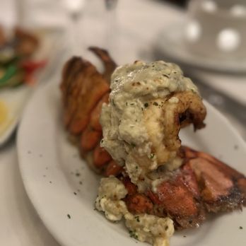Ruth's Chris Steak House - Lobster Tail with blue cheese crust - Steakhouses Near Me - Destin, Florida Ruth's Chris Steak House - Lobster Tail with blue cheese crust - Steakhouses Near Me - Destin, Florida
