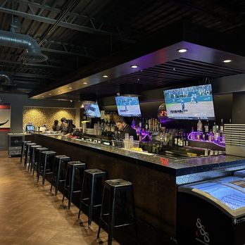 888 Japanese BBQ - Bar area (Restrooms located where the Exit sign is) - Barbeque Near Me - Las Vegas, Nevada
