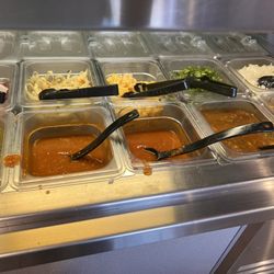 Arandas Tacos - Salsa bar very good