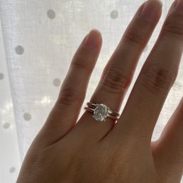 My engagement ring got resized from a 6 to 5 1/2 , fits just right! I no longer have to worry about it being loose. My engagement ring got resized from a 6 to 5 1/2 , fits just right! I no longer have to worry about it being loose.
