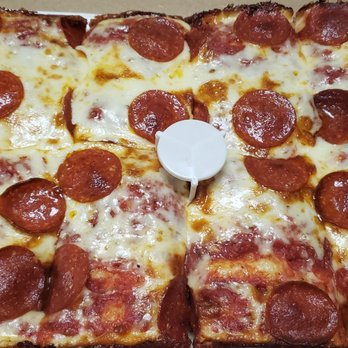 Jet's Pizza - Pepperoni deep dish - Pizza Near Me - Bedford, Texas