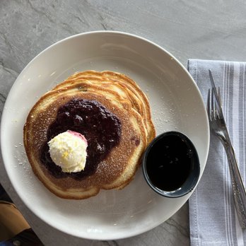 Copper and Salt Northwest Kitchen - Lemon Ricotta & Blueberry Pancakes - Breakfast & Brunch Near Me - Ruston, Washington Copper and Salt Northwest Kitchen - Lemon Ricotta & Blueberry Pancakes - Breakfast & Brunch Near Me - Ruston, Washington