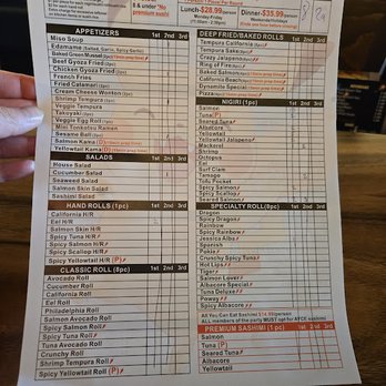 Sushi Monster - Menu - December 2025 - Sushi Bars Near Me - Poway, California