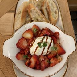 The Alley On Bitters - Burrata and Berries at Magnolia Table in Waco, TX