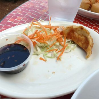 Ginger Pop - What was left of my chicken pot stickers by the time I remembered to take a picture - Thai Near Me - Vancouver, Washington Ginger Pop - What was left of my chicken pot stickers by the time I remembered to take a picture - Thai Near Me - Vancouver, Washington