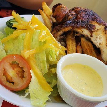 Rikas Peruvian Cuisine - Pollo a la brasa (half) - Seafood Near Me - Los Angeles, California Rikas Peruvian Cuisine - Pollo a la brasa (half) - Seafood Near Me - Los Angeles, California