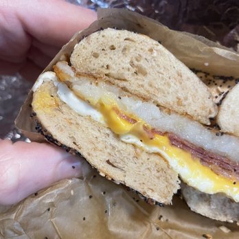 Bagel Cafe - "Taylor ham" egg and cheese - Bagels Near Me - New Providence, New Jersey