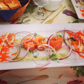 Restaurant A La Fontaine - Gravlax au Saumon - French Near Me - Sutton, Quebec Restaurant A La Fontaine - Gravlax au Saumon - French Near Me - Sutton, Quebec