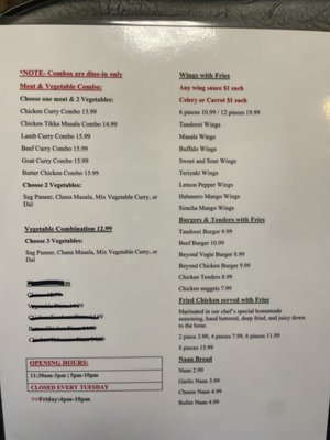 Menu photo 1 Indian Grill Restaurant Norcross, GA Menu photo 1 Indian Grill Restaurant Norcross, GA