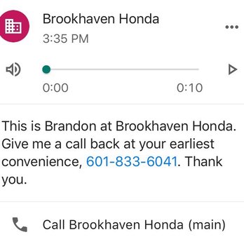 Brookhaven Honda Motorcycle - There it is, they called me to insult me.... - Motorcycle Dealers Near Me - Brookhaven, Mississippi Brookhaven Honda Motorcycle - There it is, they called me to insult me.... - Motorcycle Dealers Near Me - Brookhaven, Mississippi