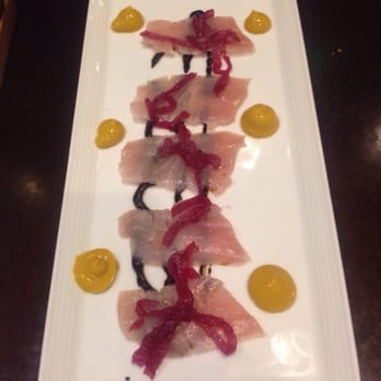 Embers Restaurant - Hamachi crudo, very nice and we ordered this again that night. - Steakhouses Near Me - Fish Camp, California Embers Restaurant - Hamachi crudo, very nice and we ordered this again that night. - Steakhouses Near Me - Fish Camp, California