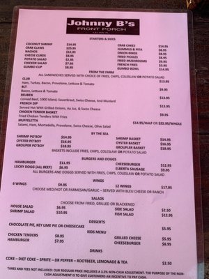 Menu photo 3 Lillian's Front Porch Cafe Lillian, AL Menu photo 3 Lillian's Front Porch Cafe Lillian, AL