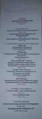 Menu photo 1 Brunnwind St Gilgen, 5