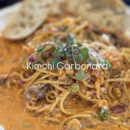 Kimchi Carbonara