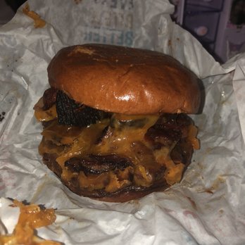 Smashburger - DOUBLE SMOKED BACON BRISKET BURGER - Burgers Near Me - Columbus, Ohio Smashburger - DOUBLE SMOKED BACON BRISKET BURGER - Burgers Near Me - Columbus, Ohio
