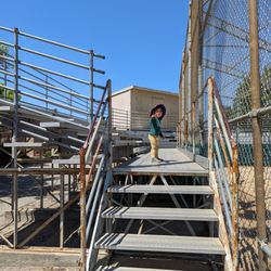 Lakewood Park - Bleachers for the ball fields