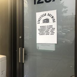 Front entrance and business hours~
