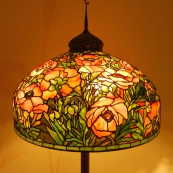 Queens Museum - Tiffany Studios; Poppy floor lamp; circa 1910; leaded glass, bronze - Museums Near Me - Corona, New York Queens Museum - Tiffany Studios; Poppy floor lamp; circa 1910; leaded glass, bronze - Museums Near Me - Corona, New York