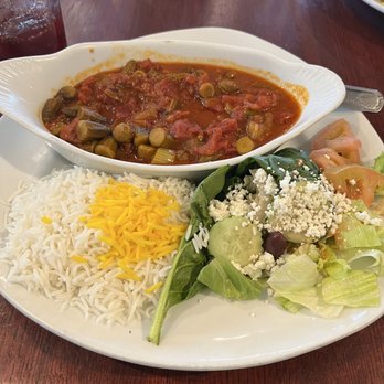Pom & Olive - Okra Stew - Mediterranean Near Me - Costa Mesa, California Pom & Olive - Okra Stew - Mediterranean Near Me - Costa Mesa, California