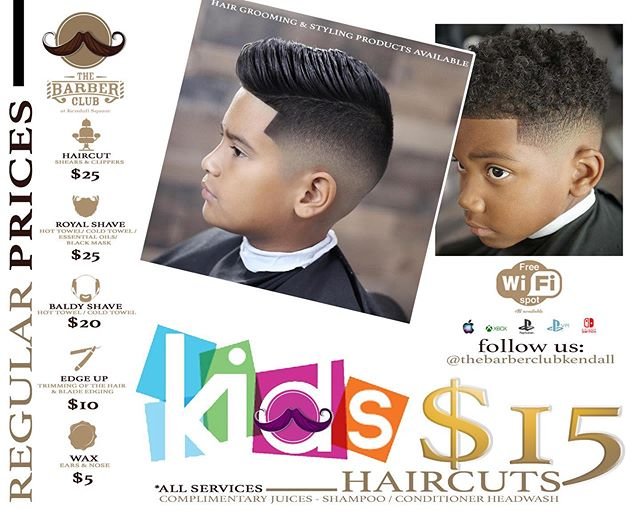 The Barber Club Kendall Logo