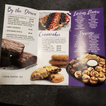 Cinnaholic - Brochure - Desserts Near Me - Atlanta, Georgia Cinnaholic - Brochure - Desserts Near Me - Atlanta, Georgia