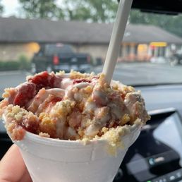Strawberry shortcake flurry - delicious Strawberry shortcake flurry - delicious