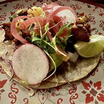 Mustangs & Burros - Chicken asado Chicken al Pastor Taco - Lounges Near Me - La Jolla, California