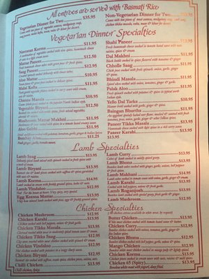 Menu photo 8 Taj Palace Kansas City, MO