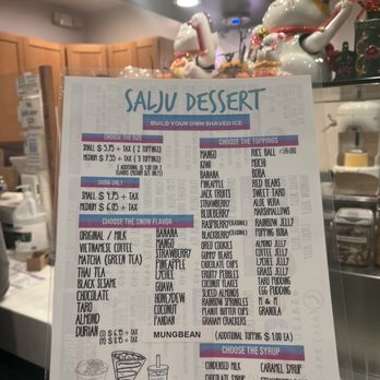 Salju Dessert - menu - Desserts Near Me - Alhambra, California Salju Dessert - menu - Desserts Near Me - Alhambra, California
