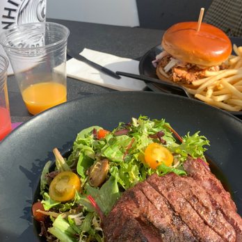 Riley’s on 2nd - Steak salad, one of my favs - New American Near Me - Long Beach, California Riley’s on 2nd - Steak salad, one of my favs - New American Near Me - Long Beach, California