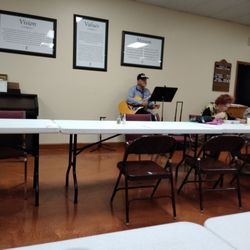 Shady Hills Mission Chapel - Singing at dinner