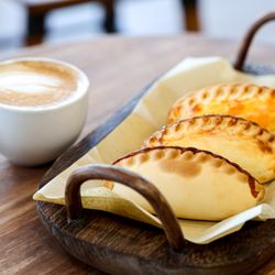 The Wild Mug Coffee Bar - Chicken, beef and spicy beef empanadas