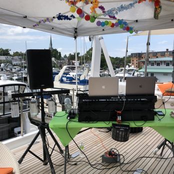 Turn the Table Entertainment DJ Service - One of our recent events on a boat out of Annapolis - DJs Near Me Turn the Table Entertainment DJ Service - One of our recent events on a boat out of Annapolis - DJs Near Me