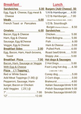 Menu photo 4 Fair Foods Waldo, FL