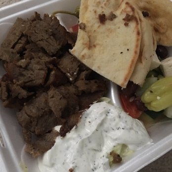 Mediterranean Deli - Open face gyro sandwich takeaway - Greek Near Me - Orlando, Florida