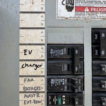 Copper Crest Electric - Newly installed dedicated 240V circuit breaker. - Electricians Near Me Copper Crest Electric - Newly installed dedicated 240V circuit breaker. - Electricians Near Me