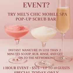 Need to add a little spa to your networking event! Checkout our packages