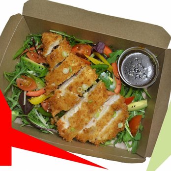 Cross Food Junction - Delicious, crispy and healthy Crispy Chicken Salad! - Sushi Bars Near Me - London, XGL